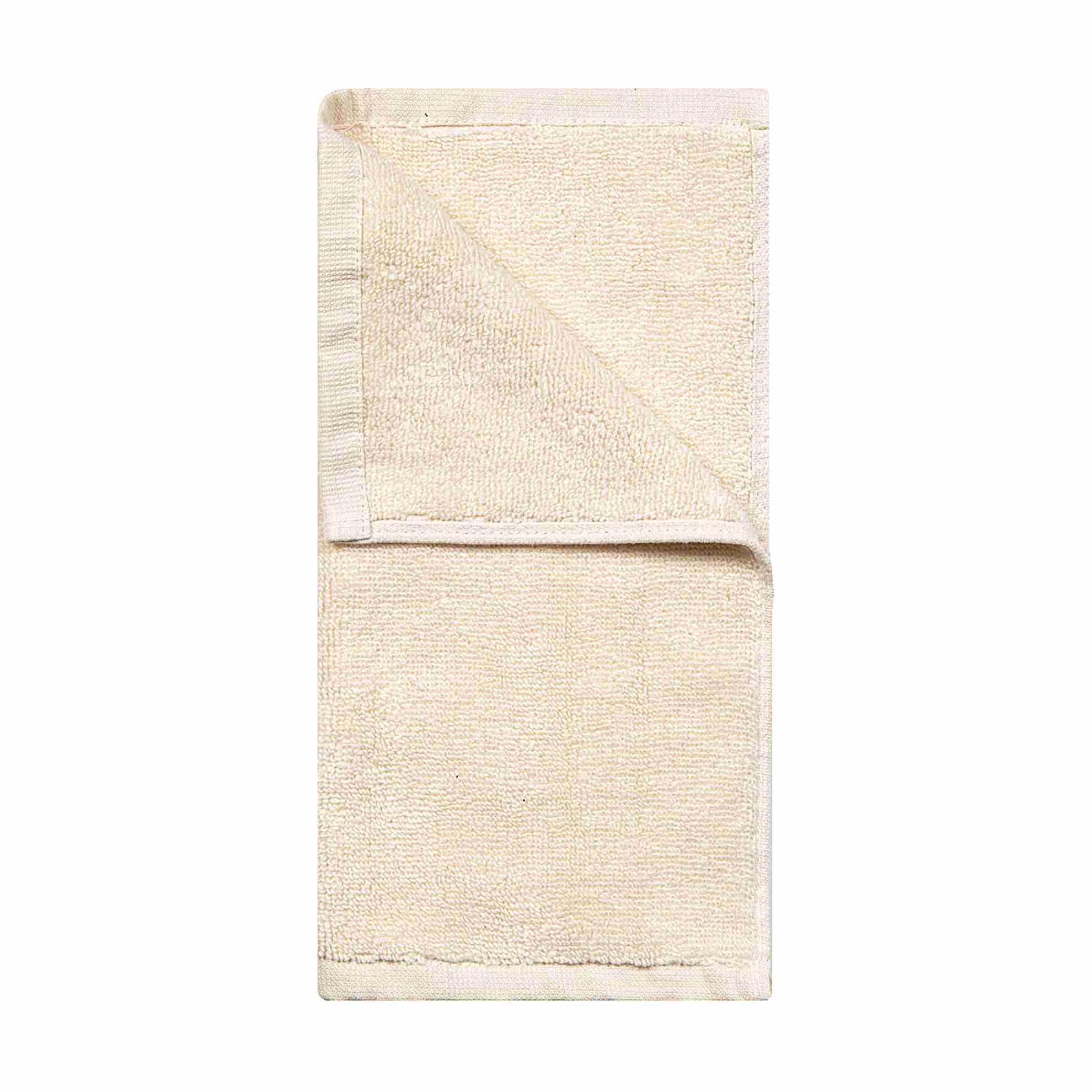 Toalha Lavabo de Algodão Off White Marchand 30x30cm