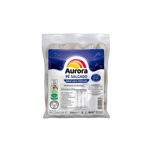 Pé Suíno Aurora Salgado - A Vácuo Kg