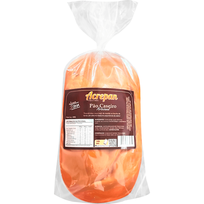 Pão Acrepan Caseiro 450g