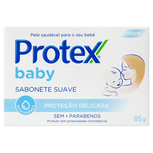Sabonete Em Barra Para Bebê Protex Baby Delicate Care 85g