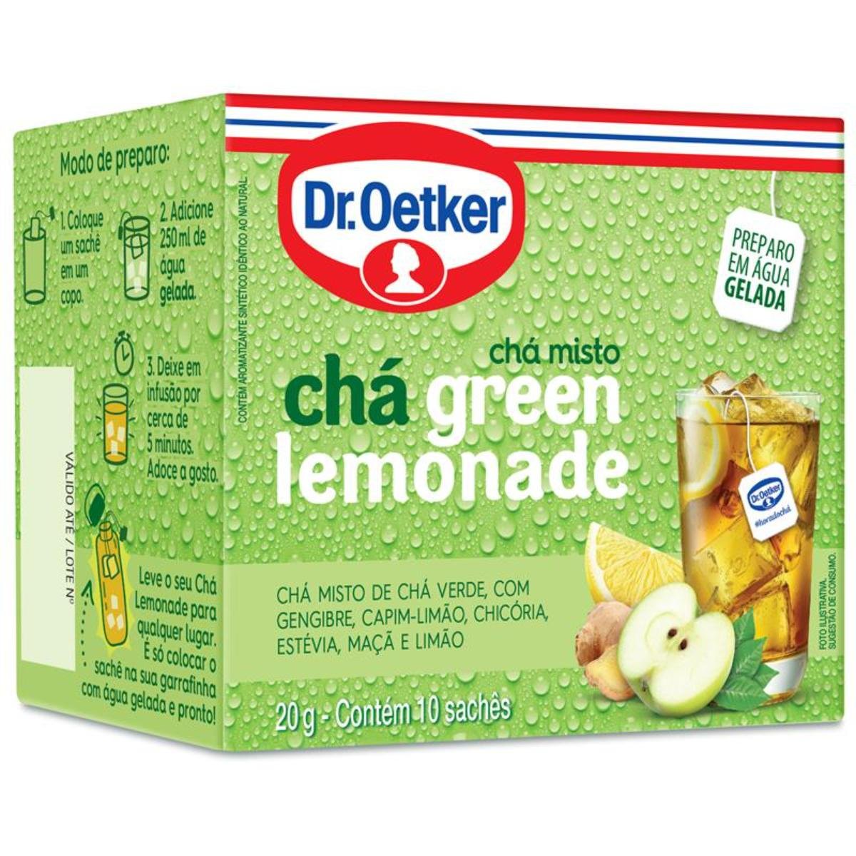 Chá Green Lemonade DR.OETKER 20g