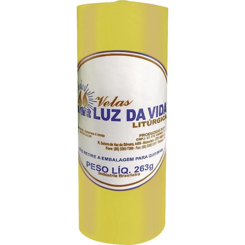 Vela Luz da Vida Amarela 263g