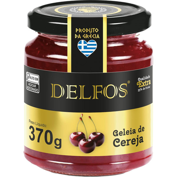 Geleia Grega Delfos 370g - Cereja