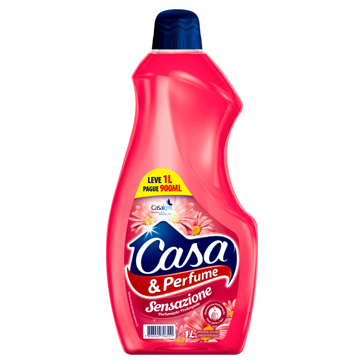 Limpador Perfumado Sensazione Casa & Perfume Frasco Leve 1l Pague 900ml