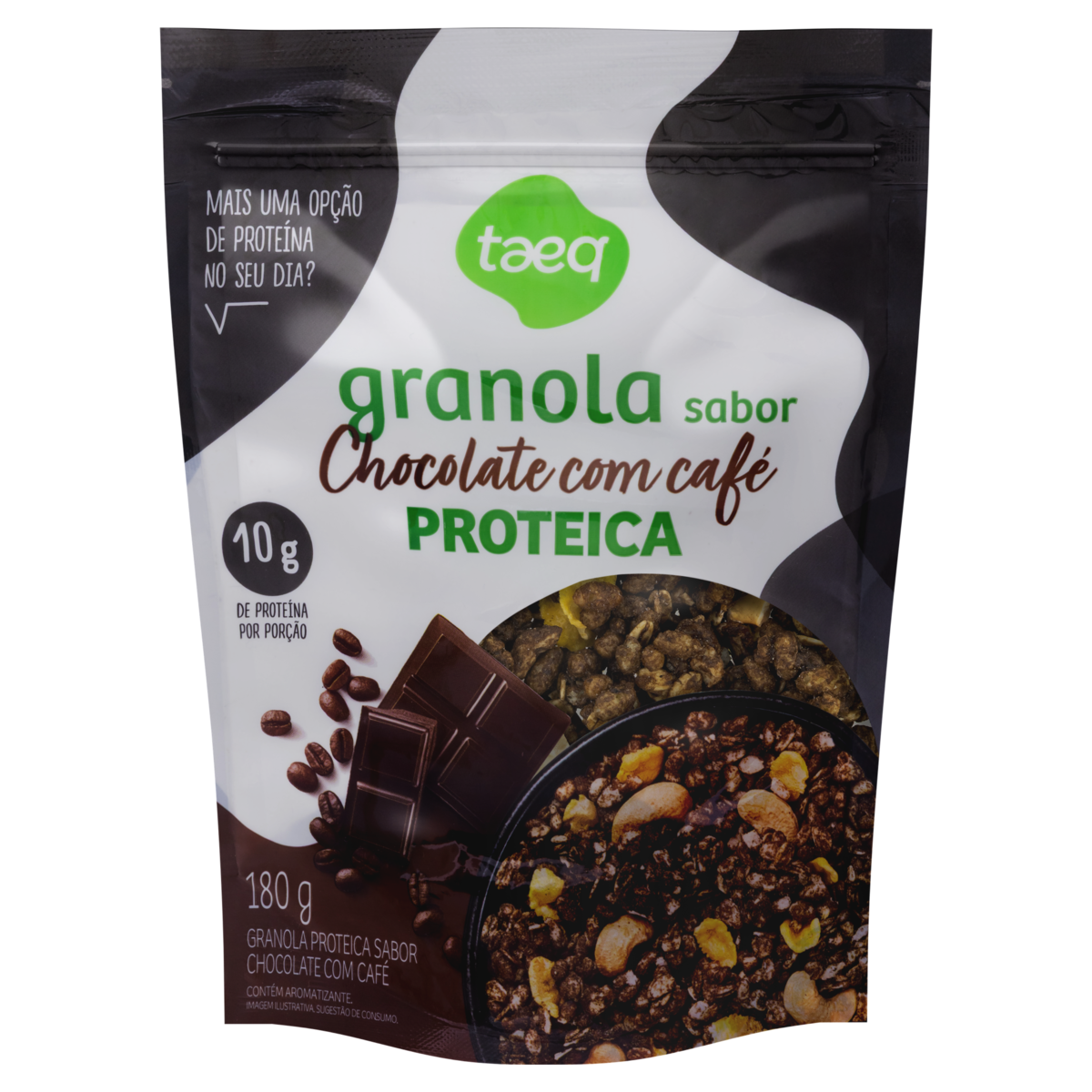 Granola Proteica Chocolate com Café Taeq Caixa 180g
