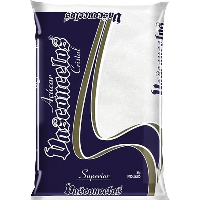 Açúcar Cristal Vasconcelos 2kg