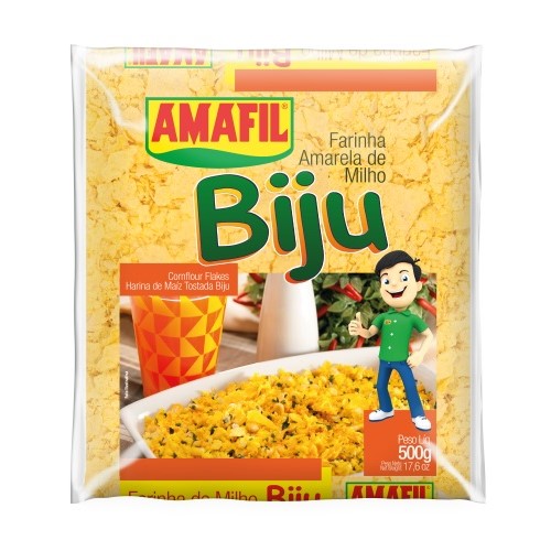 Farinha De Milho Biju Amafil 500g