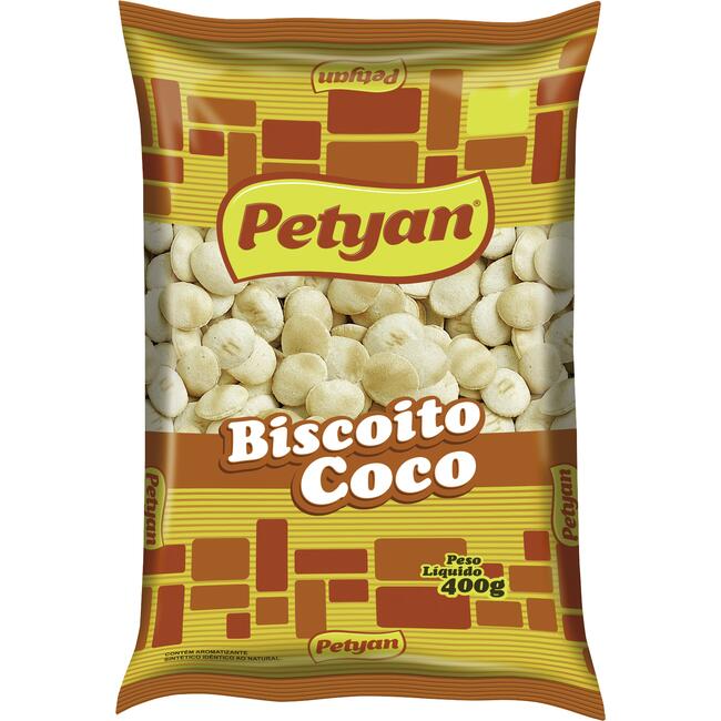 Biscoito Petyan Coco 400g