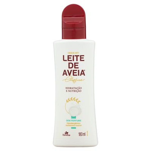 Loção Hidratante Davene 180ml - Hipoalergênico - Leite de Aveia