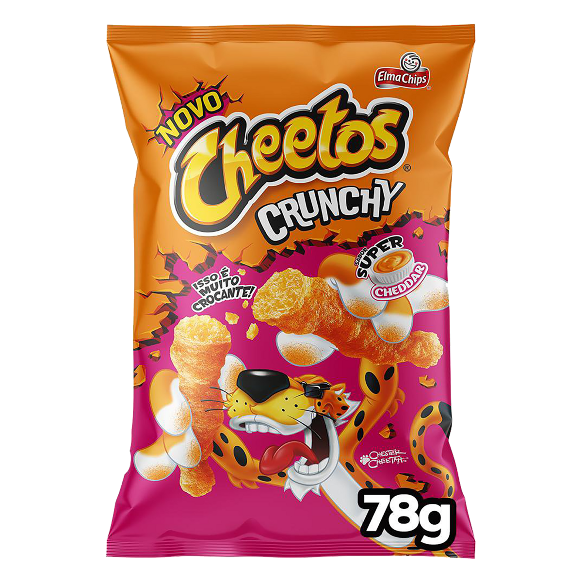 Salgadinho Cheetos Crunchy Super Cheddar 78g