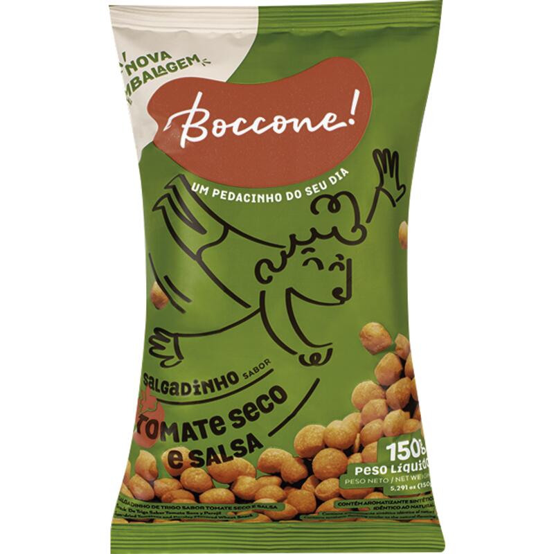 Salgadinho Boccone Tomate Seco e Salsa 150g