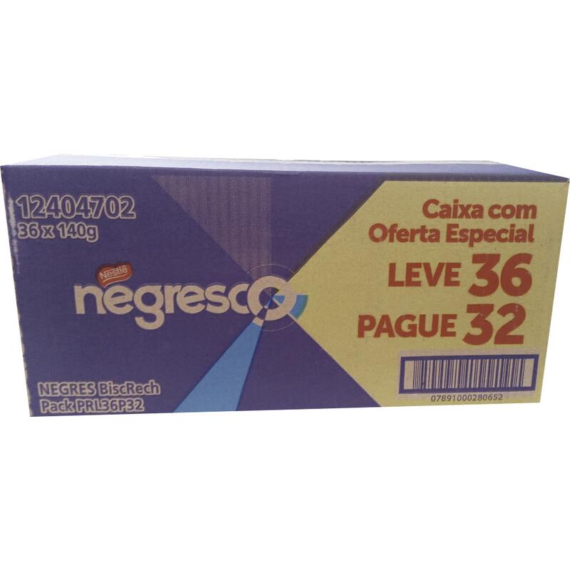 Biscoito Negresco Nestlé 36 un