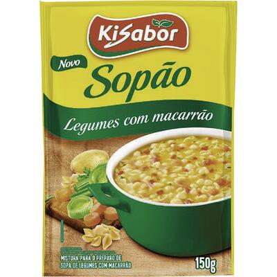 Sopão Kisabor Macarrão com Legumes 150g