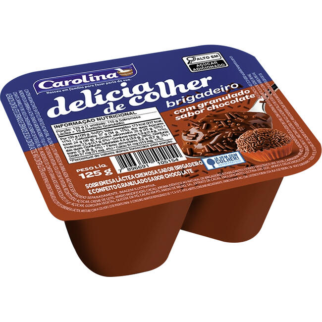 Sobremesa Carolina Brigadeiro 125g