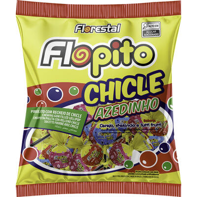 Pirulito Chicle Florestal Azedinho 500g