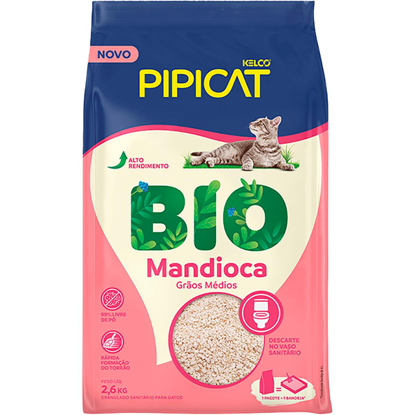 Granulado Pipicat 2,6kg - Bio Mandioca