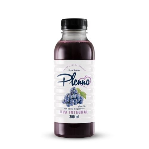 Suco Plenno Integral Sem Açúcar De Uva 300ml