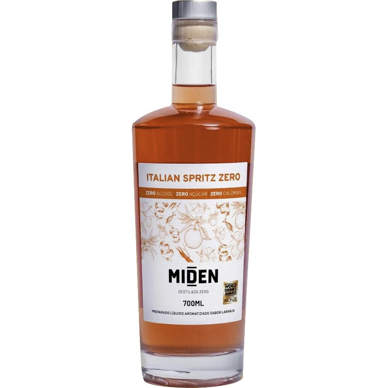 Italian Spritz MIDEN Zero Álcool e Zero Açúcar 700ml