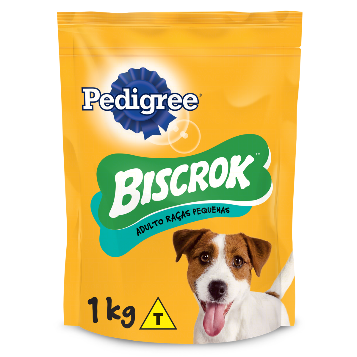 Petisco para Cães Adultos Raças Pequenas Leite Pedigree Biscrok Pouch 1kg