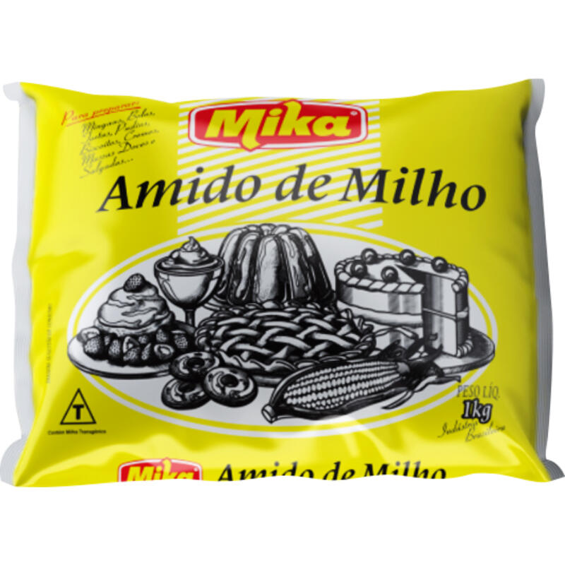 Amido de Milho Mika 1kg