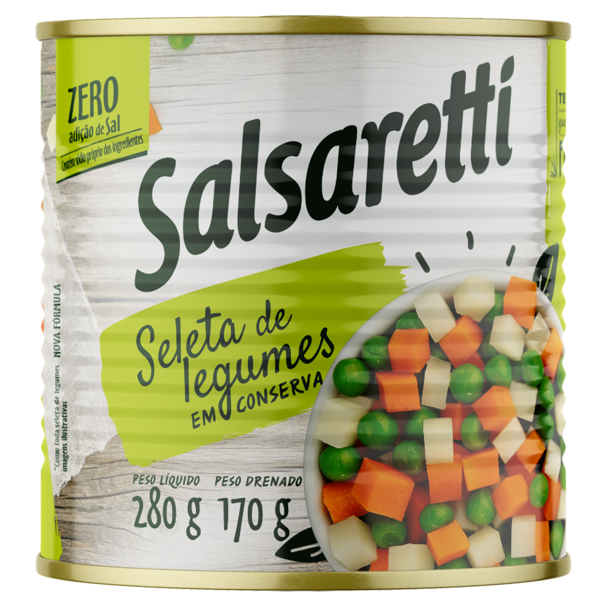 Seleta de Legumes em Conserva Salsaretti Lata 170g