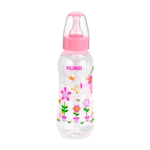 Mamadeira Kuka 250ml Orto Natural Rosa