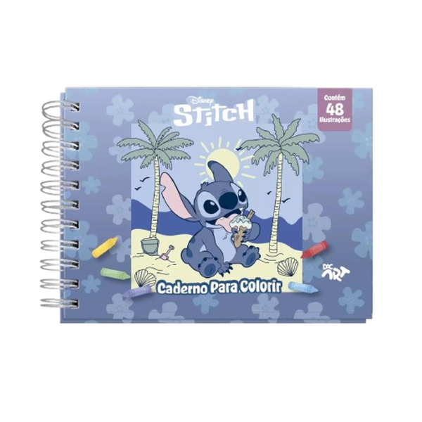 Caderno de Colorir Dac 48 folhas - Stich