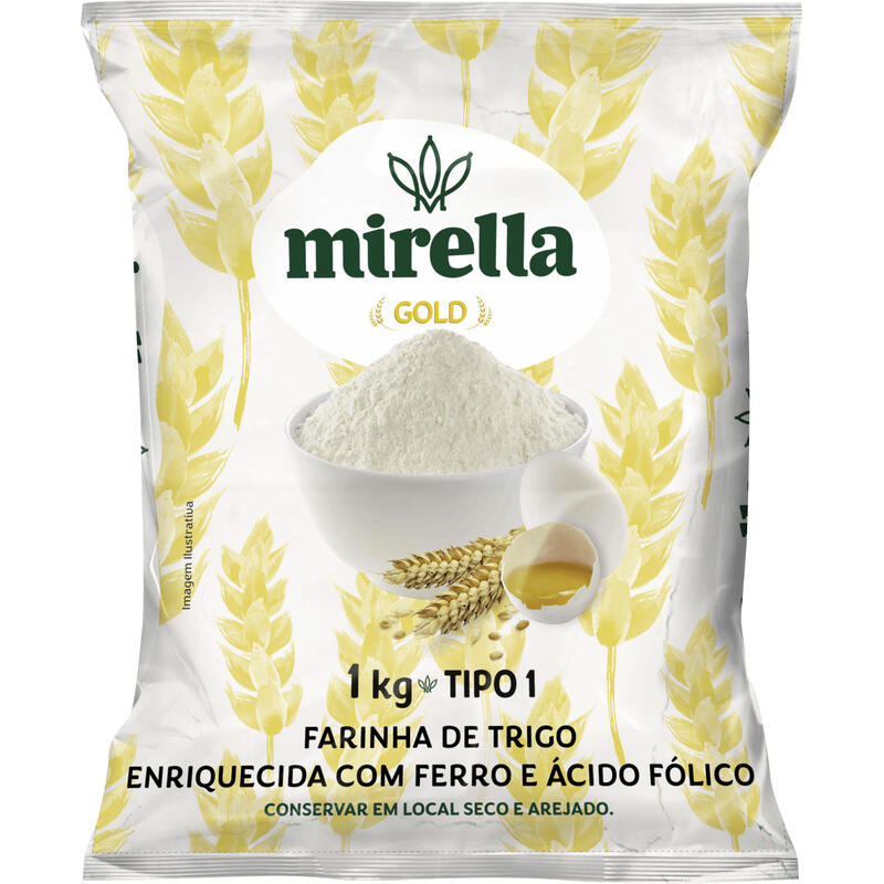 Farinha de Trigo Mirella Gold 1kg