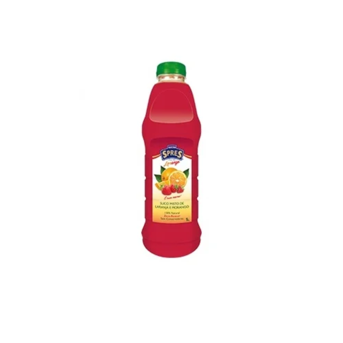 Suco Misto de Laranja e Morango Spres Garrafa 1L