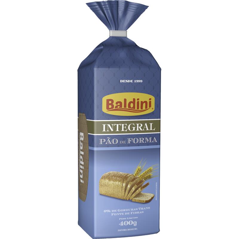 Pão de Forma Baldini Integral 400g