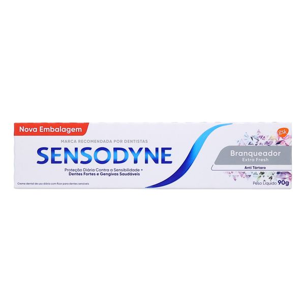 Creme Dental Sensodyne 90g - Branqueador Extrafresh