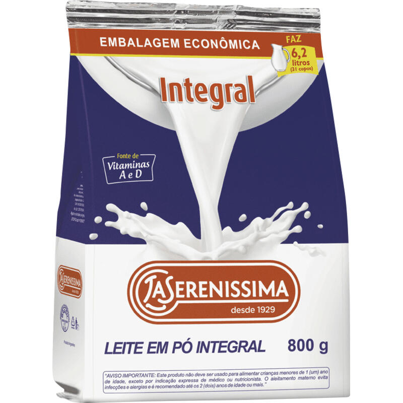 Leite em Pó La Serenissima Integral 800g