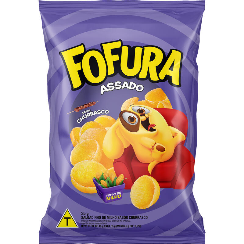 Salgadinho Lucky Fofura Churrasco 35g