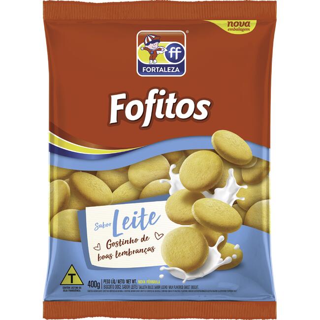 Biscoito Fortaleza Fofitos Leite 400g