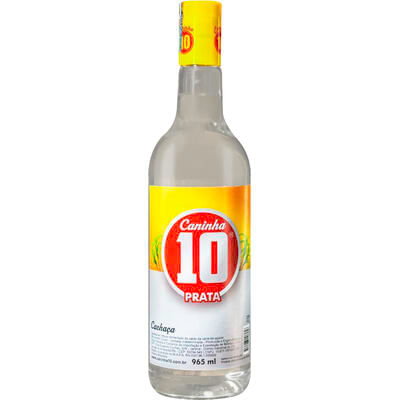 Cachaça Caninha 10 Prata 965ml