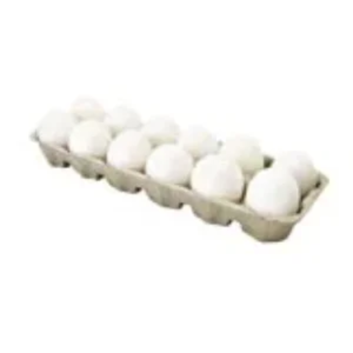 Ovos Branco Grandes Bandeja com 12 Unidades