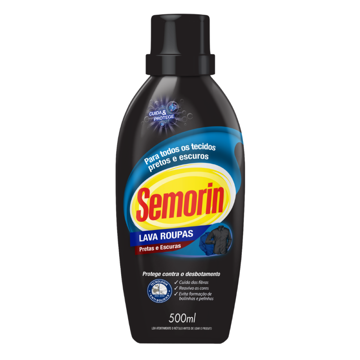 Lava Roupas Pretas E Escuras Semorin 500ml