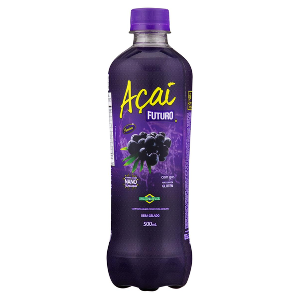 Suco Açaí Futuro 500ml - Tradicional - Com Gás - Pet