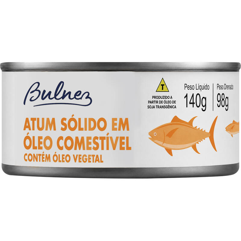 Atum Sólido Bulnez Óleo 98g