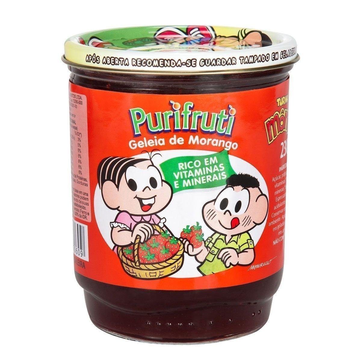 Geleia de Morango Turma Da Mônica Vidro 230g