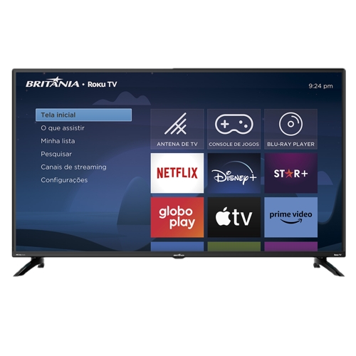 Tv Britânia Smart Led Roku 42 Btv42g6fr2cp