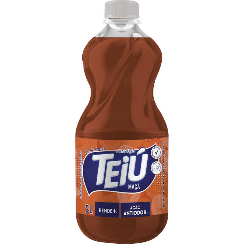 Detergente Líquido Teiú Maçã 2L