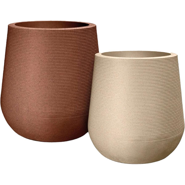 Vaso Terraza Redondo - Riscato - Areia Nº 26 - Ref. 7301318-19