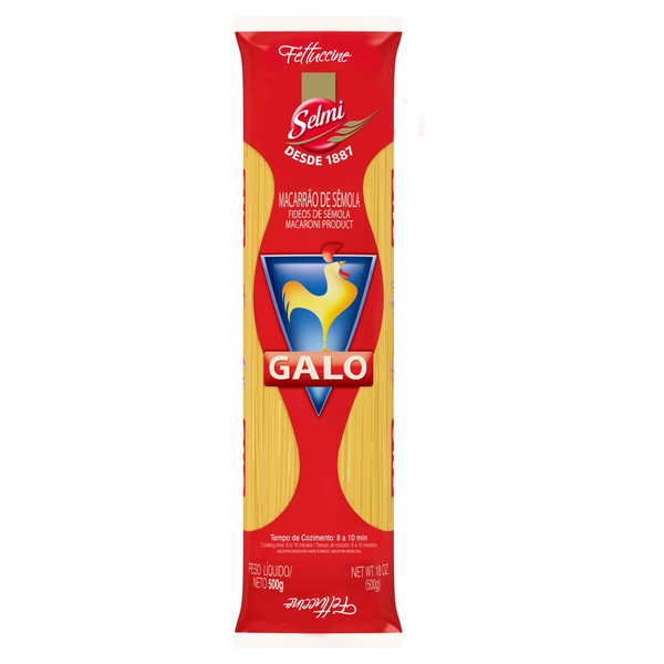 Massa de Sêmola Galo 500g - Fettuccini