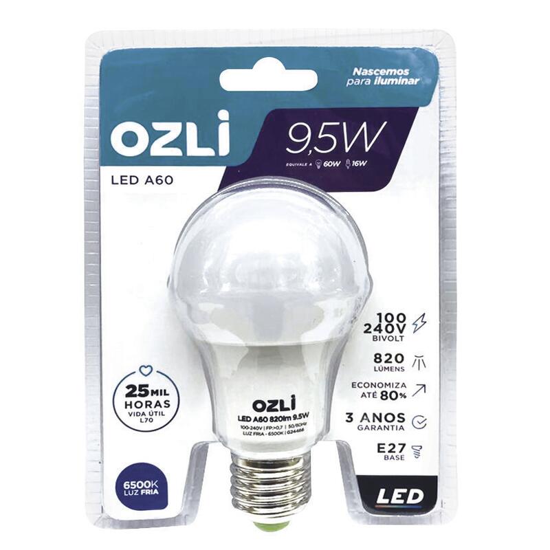 Lâmpada 9 Led Ozli Bivolt 5W A60 un