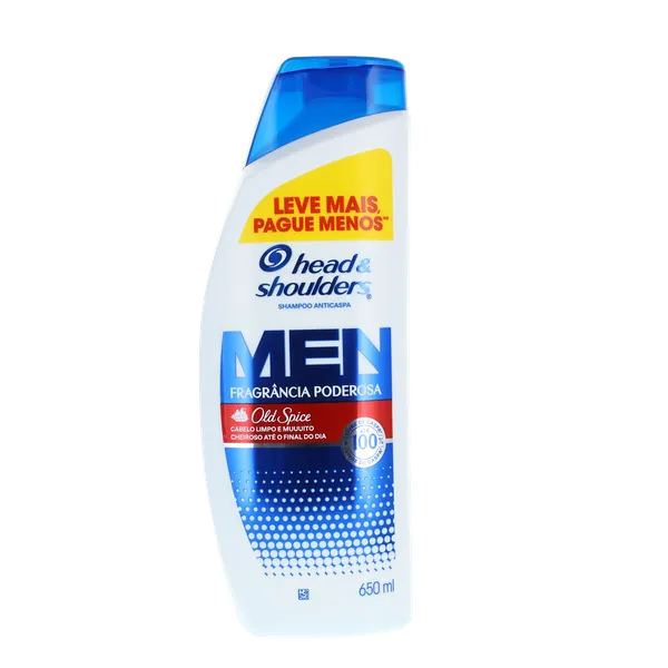 Shampoo Head & Shoulders 650ml - Old Spice - Leve Mais, Pague Menos