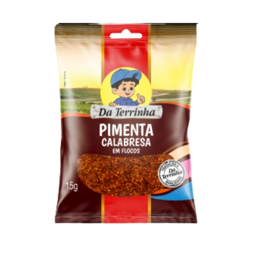 Pimenta Calabresa Flocos Da Terrinha 15g