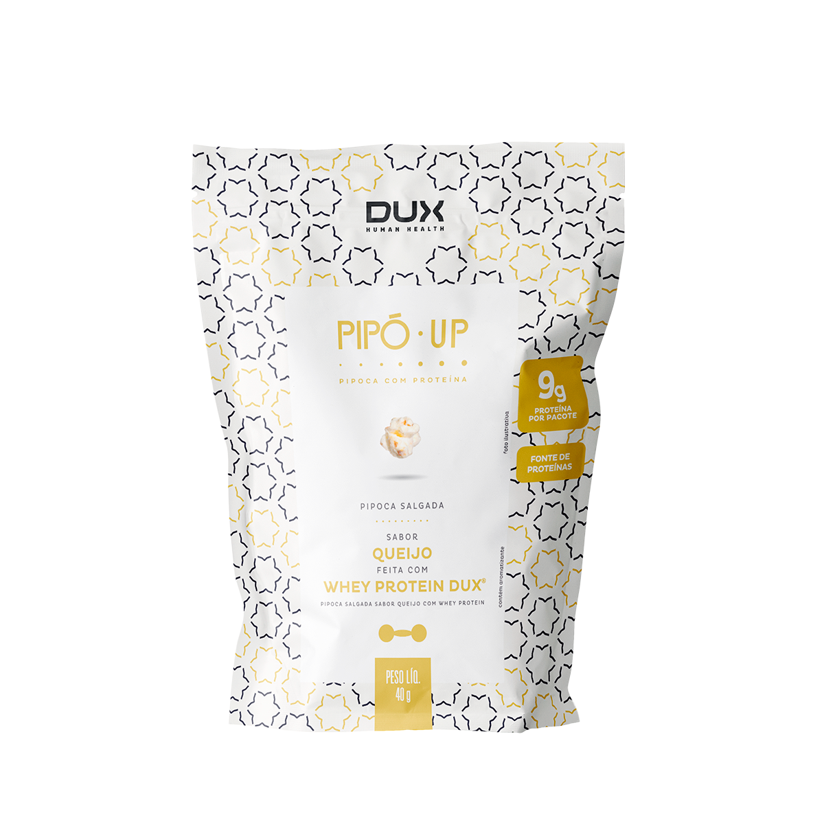 Sachê Pipoca Salgada Whey Queijo DUX 40g