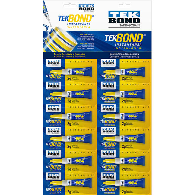 Cola Instantânea Tekbond 12x2g