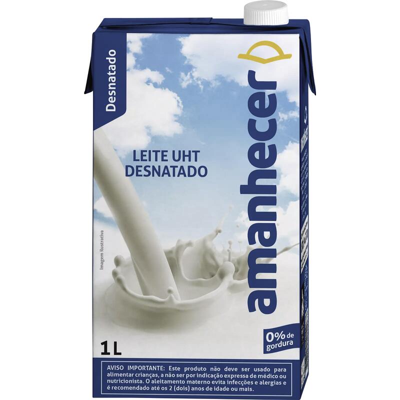 Leite Longa Vida Amanhecer Desnatado 1L